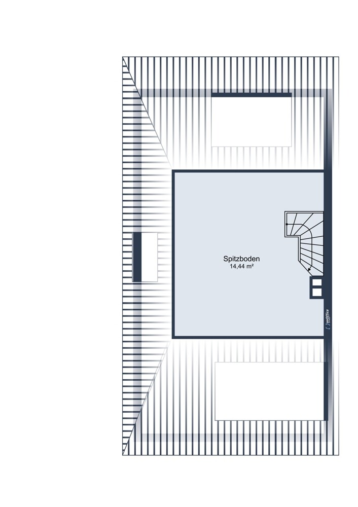 Grundriss Spitzboden S 12
